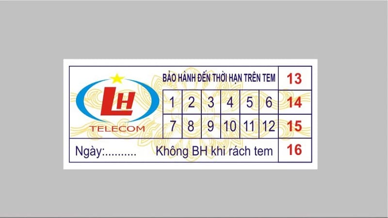 Tem bảo hành là cách để bảo vệ khách hàng